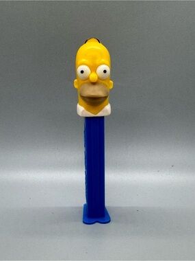 Vintage Homer Simpson PEZ Dispenser – The Simpsons – Blue Stem